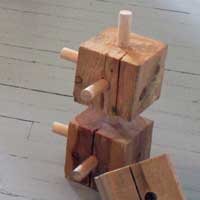 wood<br>100 15 x 15 cm cubes
